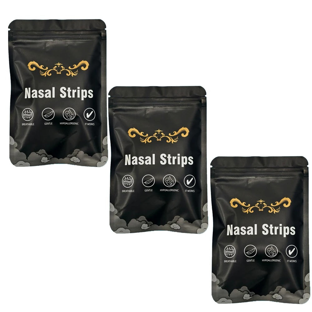 Breathable Anti-Snoring Nasal Strips Sleep Support