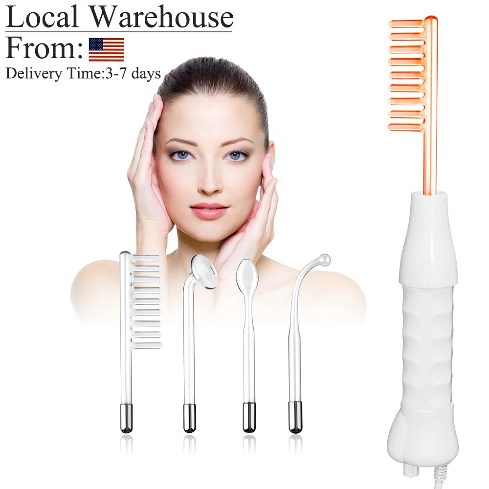 High Frequency Facial Wand 4-in-1 – Acne And Wrinkle Care