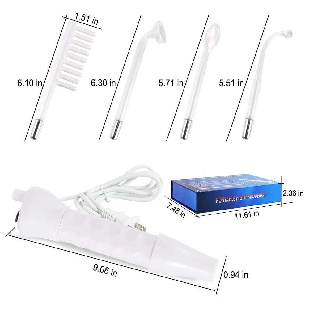 High Frequency Facial Wand 4-in-1 – Acne And Wrinkle Care
