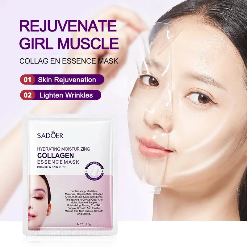 Collagen Facial Sheet Mask – Hydrating Anti-Aging Care