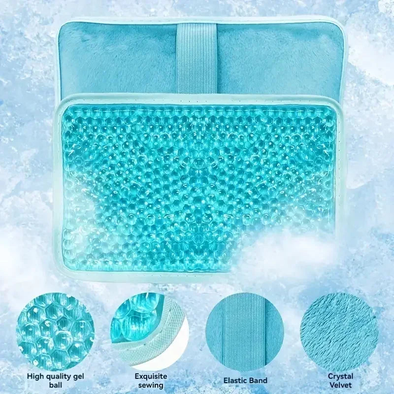 Reusable Hot and Cold Gel Pack with Adjustable Strap