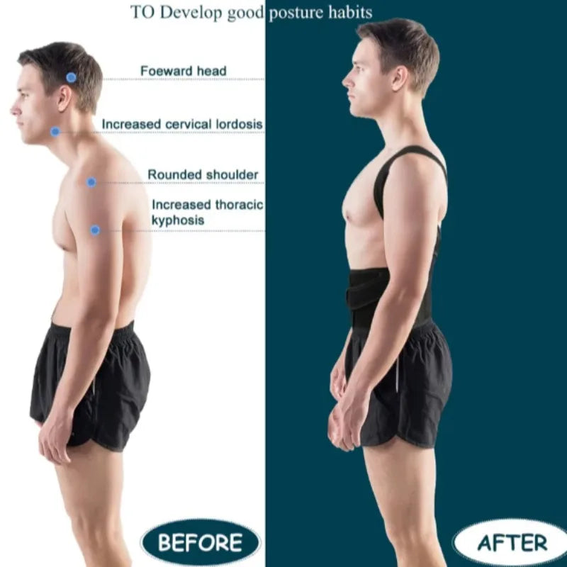 Adjustable Back Posture Corrector Brace For Support