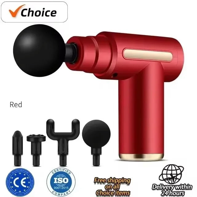 Mini USB Massage Gun – Quiet Portable Muscle Massager